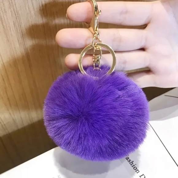 Cute Fashion Faux-Fur Puff Ball - Picture 3 of 9